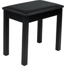 Gator Deluxe Wooden Piano Bench (Black)