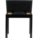 Gator Deluxe Wooden Piano Bench (Black)