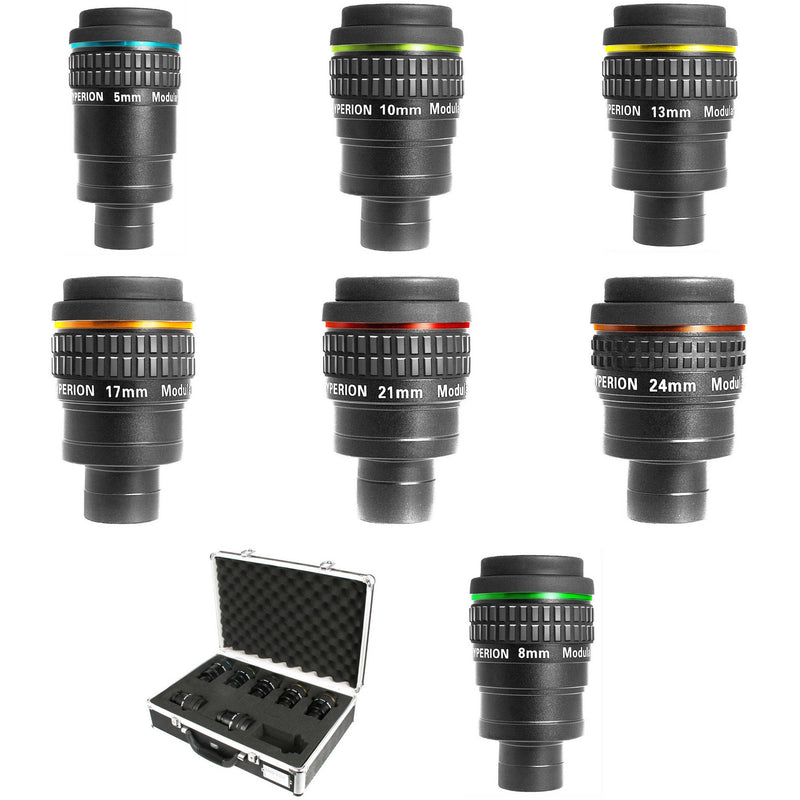 Alpine Astronomical Baader 68&deg; Hyperion 7-Piece Eyepiece Set (1.25"/2")