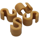 Point Source Audio S-Clip for Dual Headset Style Microphone (4-Pack, Beige)