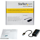 Startech HB30A4AIB HB30A4AIB Hub USB 3.0 4 Ports 5 Gbps Bus Powered