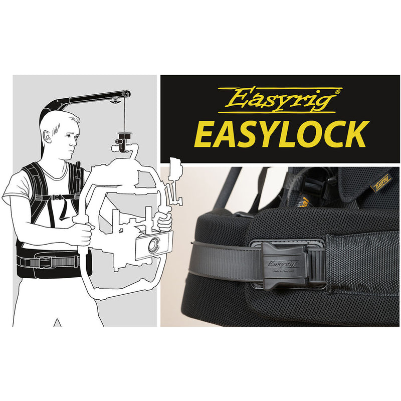 Easyrig 3 850N Gimbal Flex Vest with Standard Top Bar (Small)