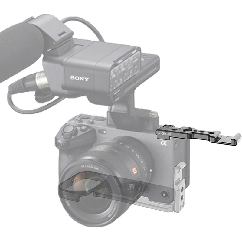 Niceyrig Top Plate with Cold Shoe Mount for Sony FX3 Camera