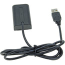 GyroVu USB to Sony NP-FV50 Dummy Battery Cable (40")