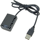 GyroVu USB to Sony NP-FV50 Dummy Battery Cable (40")