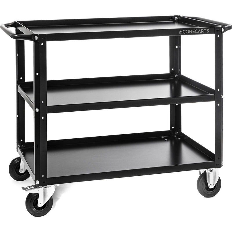 ConeCarts 1-Series Large 3-Shelf Cart