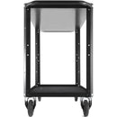 ConeCarts 1-Series Small 2-Shelf Cart with Black Moquette