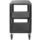 ConeCarts 1-Series Small 3-Shelf Cart with Cubed Precut Foam