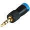 Cable Techniques CT-LPS-T35-B Low-Profile Right-Angle 3.5mm TRS Screw-Locking Connector (Blue)