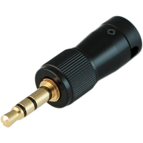 Cable Techniques CT-LPS-T35-K Low-Profile Right-Angle 3.5mm TRS Screw-Locking Connector (Black)