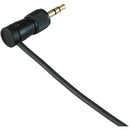 Cable Techniques CT-LPS-T35-K Low-Profile Right-Angle 3.5mm TRS Screw-Locking Connector (Black)