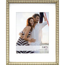 MCS 8X10" Thin Bead Wood Collage & Portrait Frame with 5x7 White Mat (Champagne)