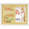 MCS 8 x 10" Sunshine Baby Frame with 4 x 6" Opening (White)