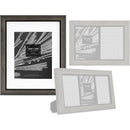 MCS 16 x 20" Timber Wood Frame Matted to 11 x 14" (Gray with Black)