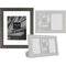 MCS 16 x 20" Timber Wood Frame Matted to 11 x 14" (Gray with Black)