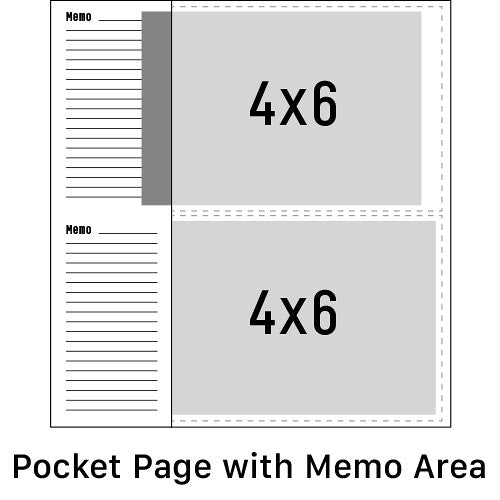 MCS 200-Page Mr. and Mrs. Wedding Photo Album (Two 4 x 6 Sleeves per Page)