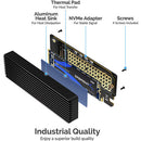 Sabrent NVMe M.2 SSD to PCIe Adapter Card with Aluminum Heatsink