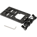 CAMVATE Back Plate with Rotating 15mm Rod Clamp for IDX P-V2 V-Mount Plate