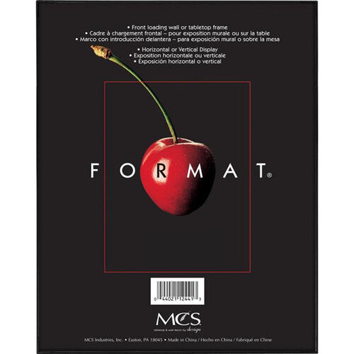 MCS Format Frame (Black, 4 x 4")