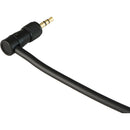 Cable Techniques CT-LPS-T35L-K Low-Profile Right-Angle 3.5mm TRS Screw-Locking Connector (Black)