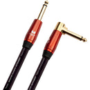 Monster Cable Prolink Acoustic Series Right-Angle 1/4" Male to 1/4" Male Instrument Cable (21')