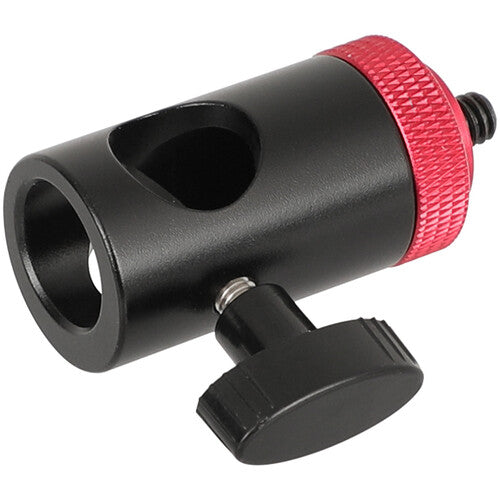 CAMVATE 16mm Light Stand Mount with 1/4"-20 Screw & Red Lock Nut