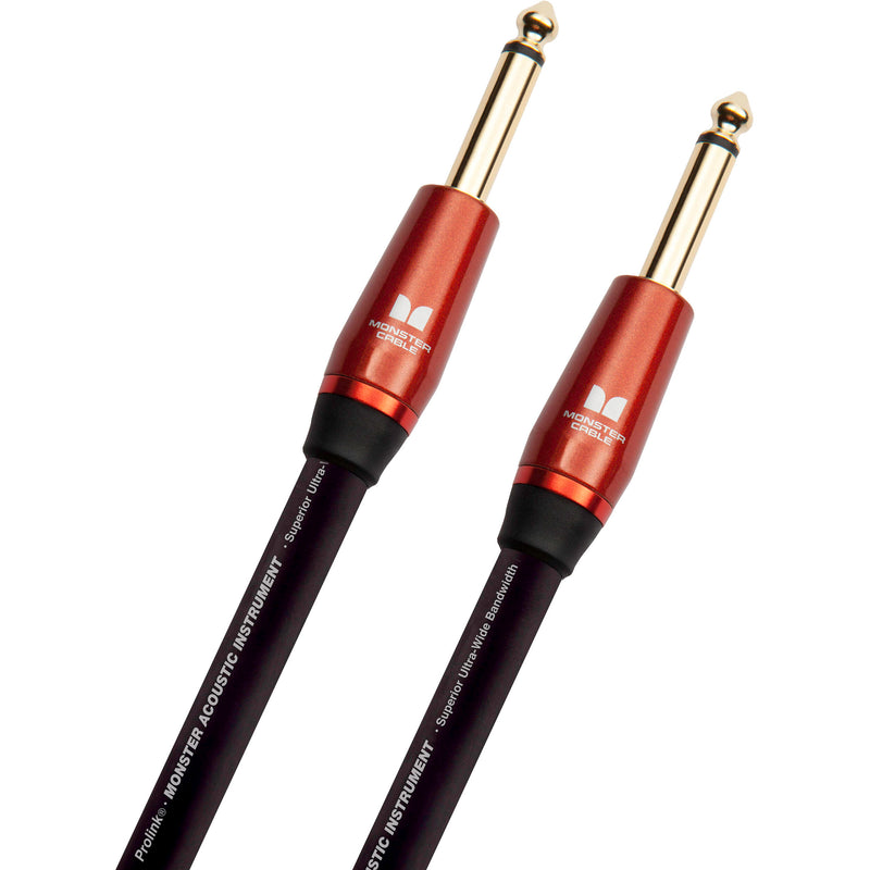 Monster Cable Prolink Acoustic Series 1/4" Male to 1/4" Male Instrument Cable (21')