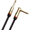 Monster Cable Prolink Rock Series Right-Angle 1/4" Male to 1/4" Male Instrument Cable (12')