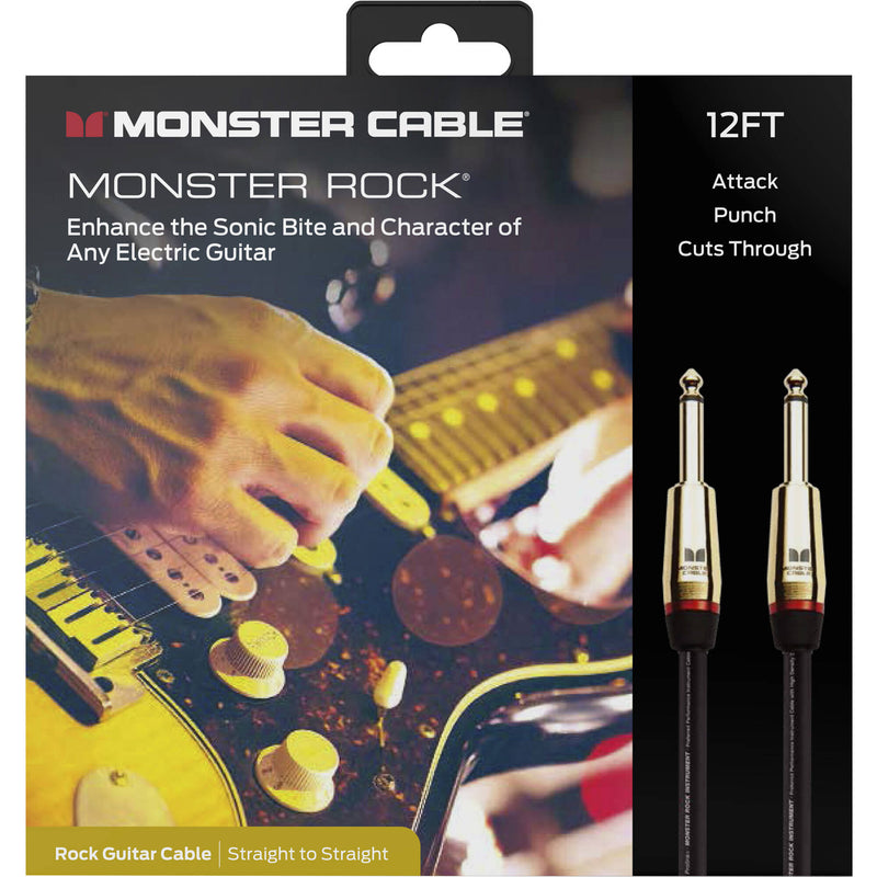 Monster Cable Prolink Rock Series 1/4" Male to 1/4" Male Instrument Cable (12')