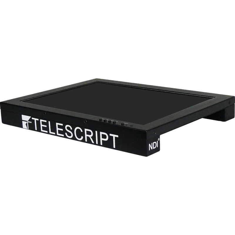 Telescript 19" IP Teleprompter Monitor with NDI/SDI/HDMI/VGA/Composite Inputs