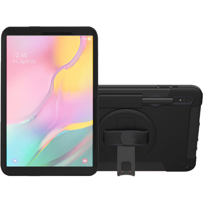 CTA Digital Protective Case with Rotating Handgrip and Kickstand for Samsung Galaxy Tab S7