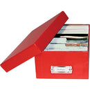 Print File Archival Photo Box (Red)