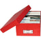 Print File Archival Photo Box (Red)