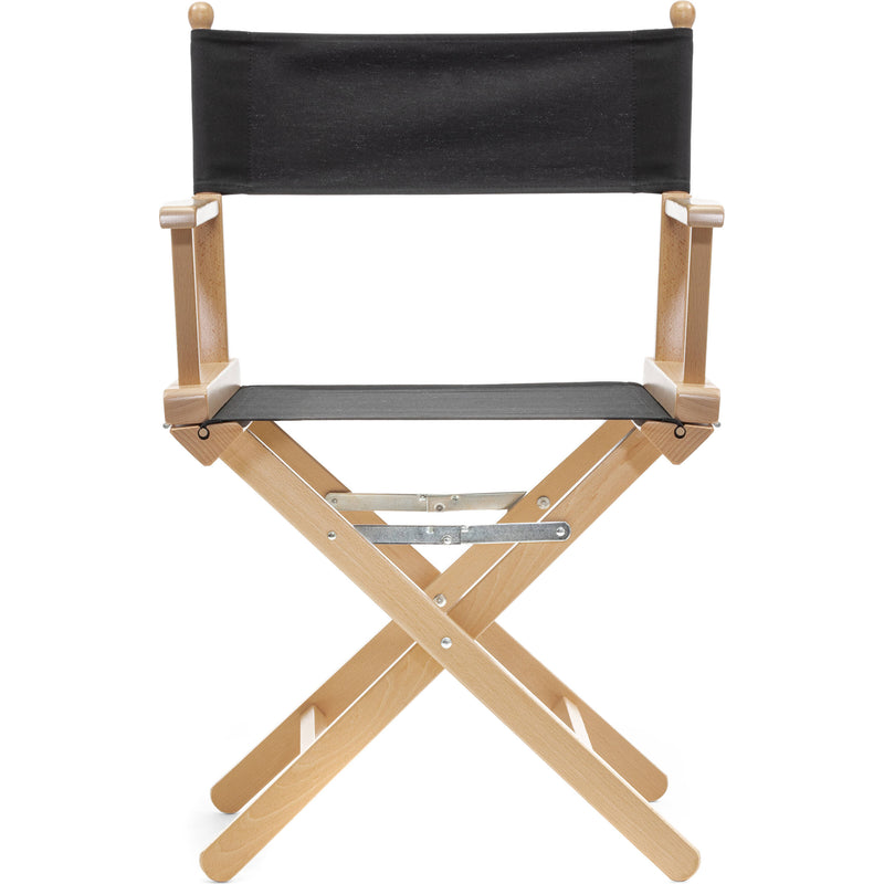 ConeCarts Short Director's Chair (18.9", Natural Frame, Cotton Fabric)