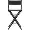 ConeCarts Tall Director's Chair (30.7", Black Frame, Cotton Fabric)