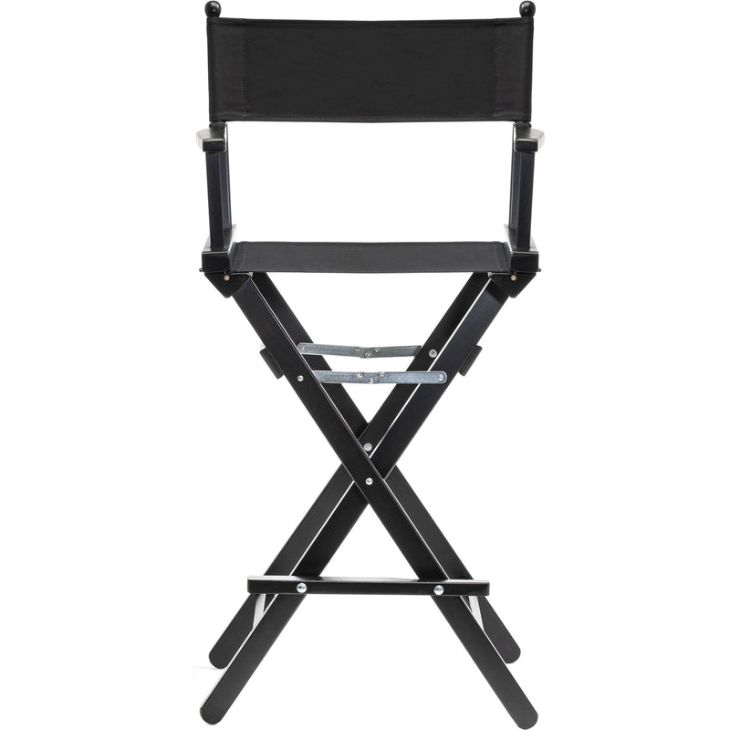 ConeCarts Tall Director's Chair (30.7", Black Frame, Cotton Fabric)