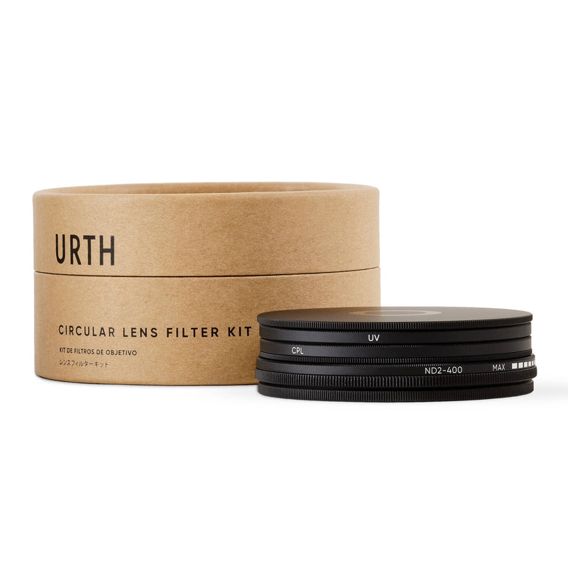 Urth 55mm UV, Circular Polarizing (CPL), ND2-400 Lens Filter Kit