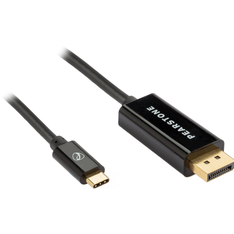 Pearstone USB Type-C to DisplayPort 4K Cable (3', Black)