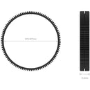 SmallRig Seamless Focus Gear Ring (75 to 77mm)