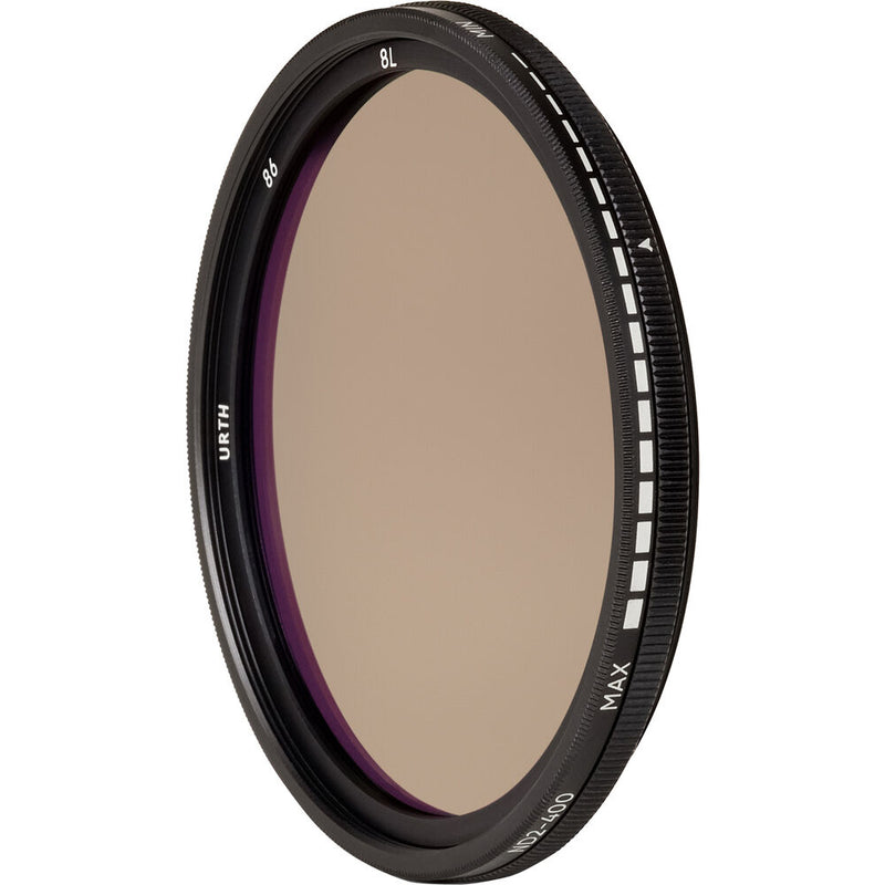 Urth ND2-400 (1-8.6 Stop) Variable ND Lens Filter (86mm)