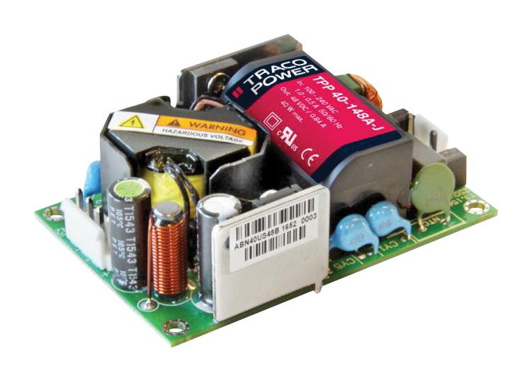 Tracopower TPP40-105A-J AC/DC Open Frame Power Supply (PSU) ITE & Medical 1 Output 40 W 85V AC to 264V