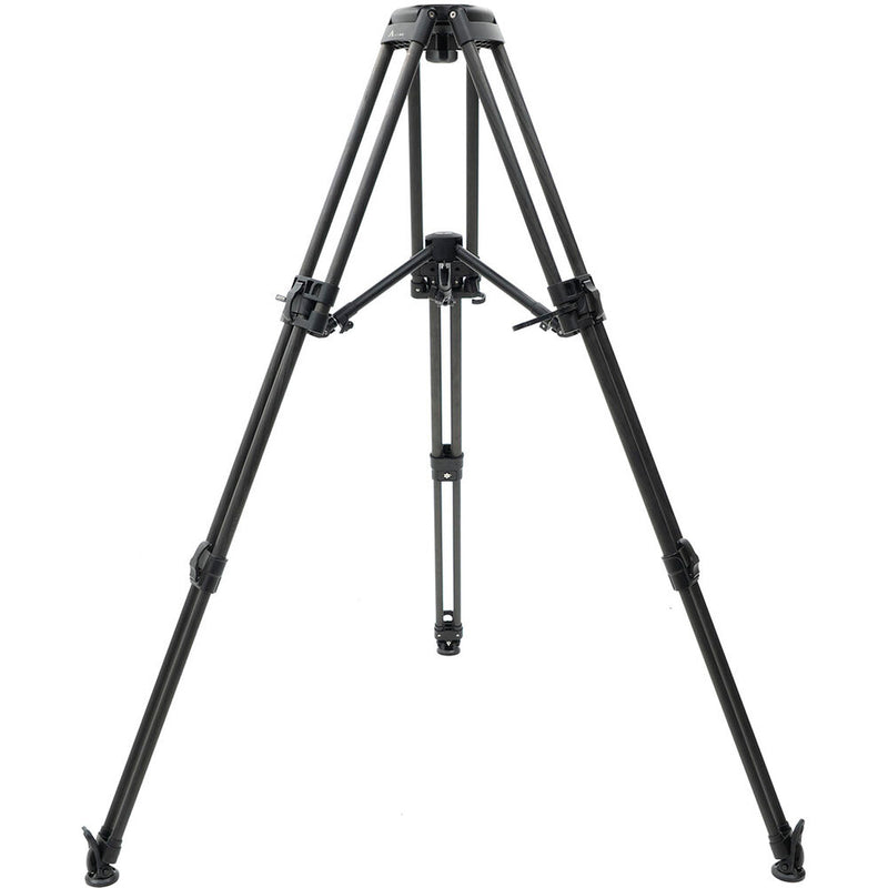 E-Image 2-Stage Carbon Fiber Motus Tripod with 100mm Bowl & Mid-Level Spreader