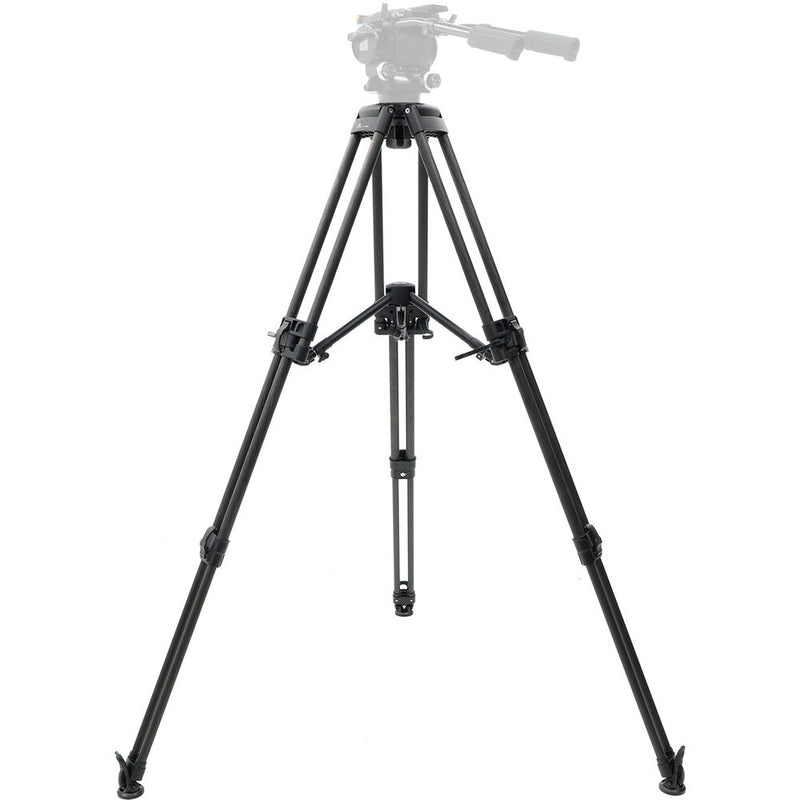 E-Image 2-Stage Carbon Fiber Motus Tripod with 100mm Bowl & Mid-Level Spreader