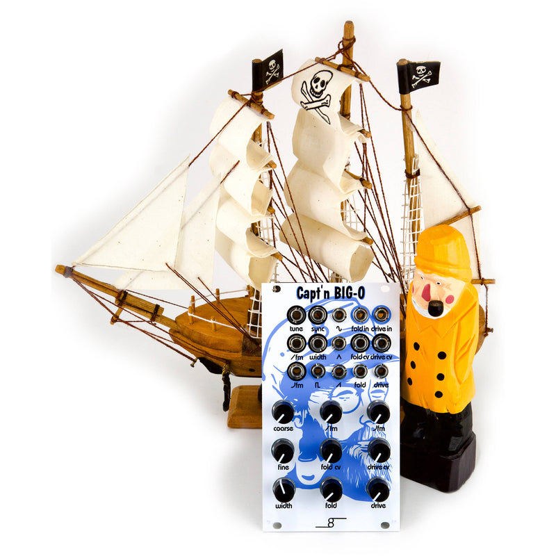 Cre8audio Capt'n Big-O Analog VCO with Waveshaping Eurorack Module (14 HP)