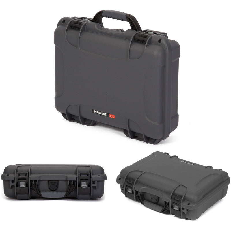 Nanuk 910 Waterproof Hard Case for Sennheiser ENG and Senal (Graphite)