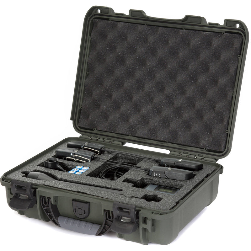 Nanuk 910 Waterproof Hard Case for Sennheiser ENG and Senal (Olive)