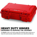 Nanuk 910 Waterproof Hard Case for Sennheiser ENG and Senal (Red)