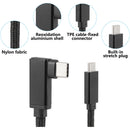 CAMVATE Right-Angle USB 3.1 Gen 2 Type-C to USB Type-C Cable (6.5')