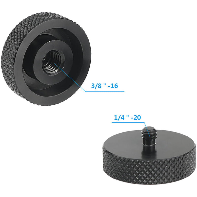 CAMVATE 3/8"-16 Female to 1/4"-20 Male Tripod Adapter