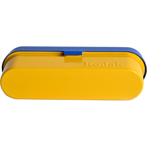 Kodak Steel 135mm Film Case (Blue Lid/Yellow Body)